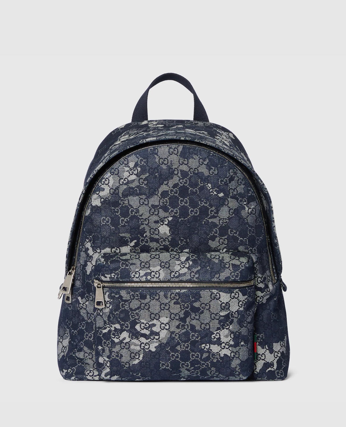 Sac à dos en denim GG grand format