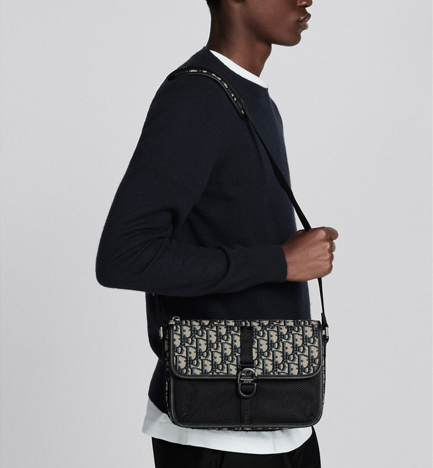 Sac bandoulière Dior 8 Noir et Beige