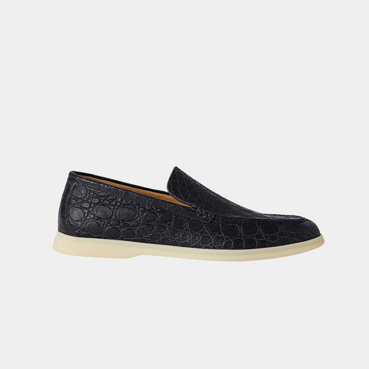 Summer Walk Loafer in Caiman Leather