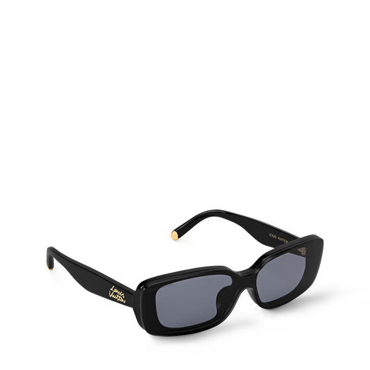 Lunettes de soleil rectangulaires LV Script Low